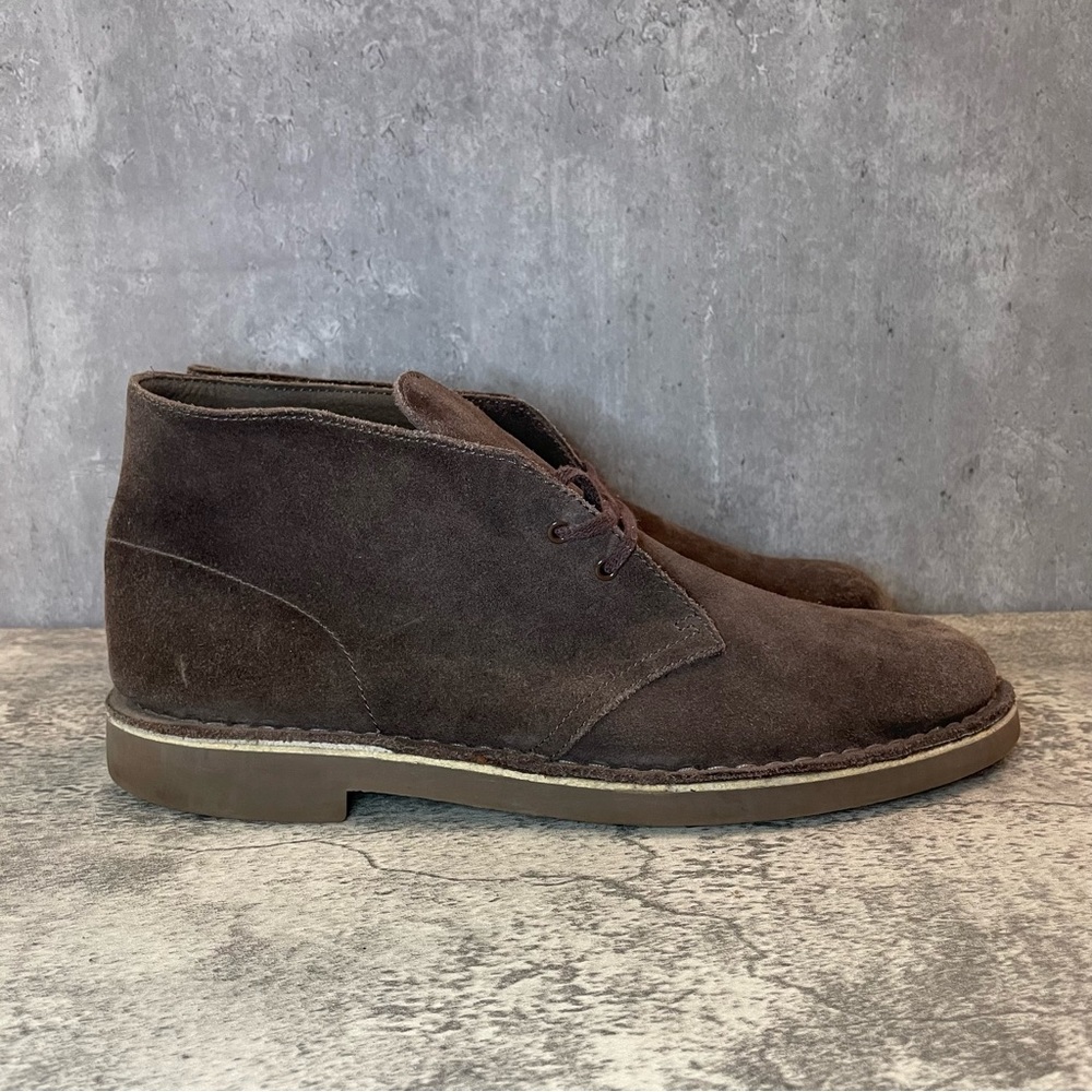 Clarks Suede Brown Desert Boots Mens sz 11.5